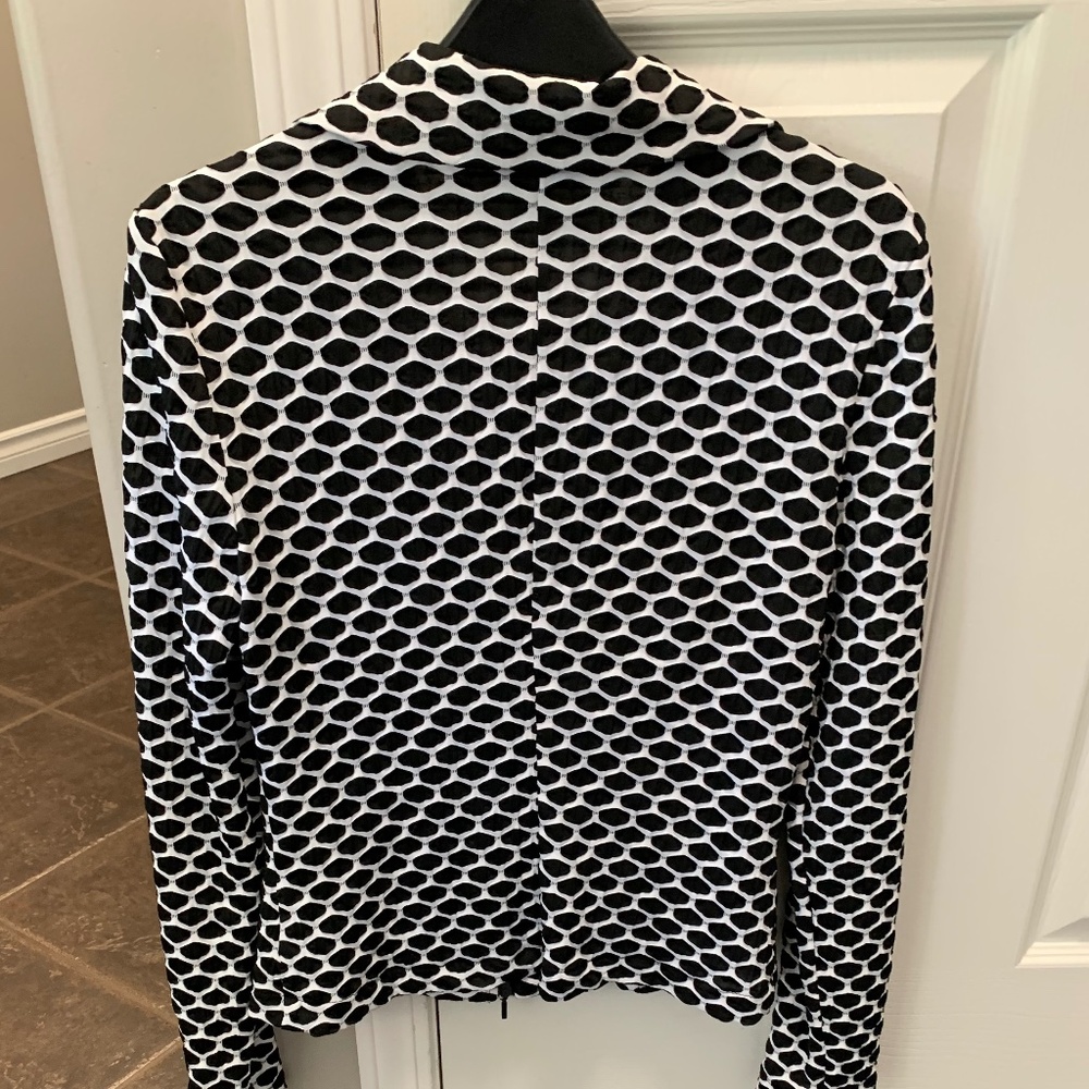 Joseph Ribkoff, black/white jacket - Picture 4 of 4